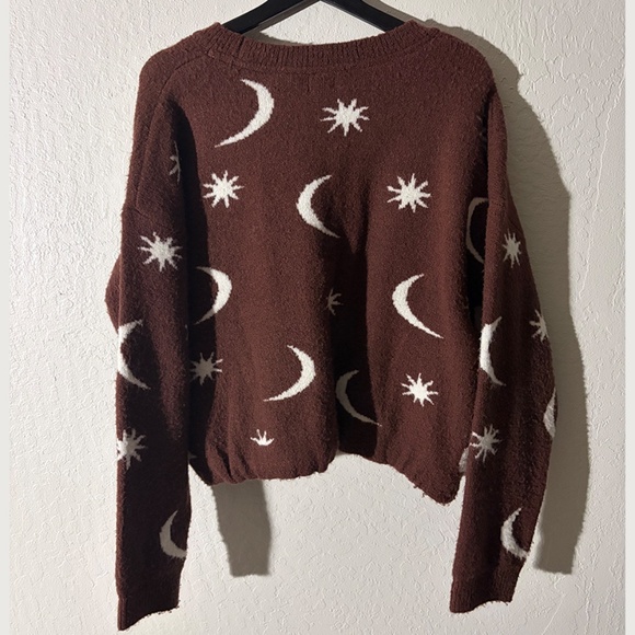 VOLCOM Women's Nyte Stone Sweater Espresso. Large - Picture 3 of 4